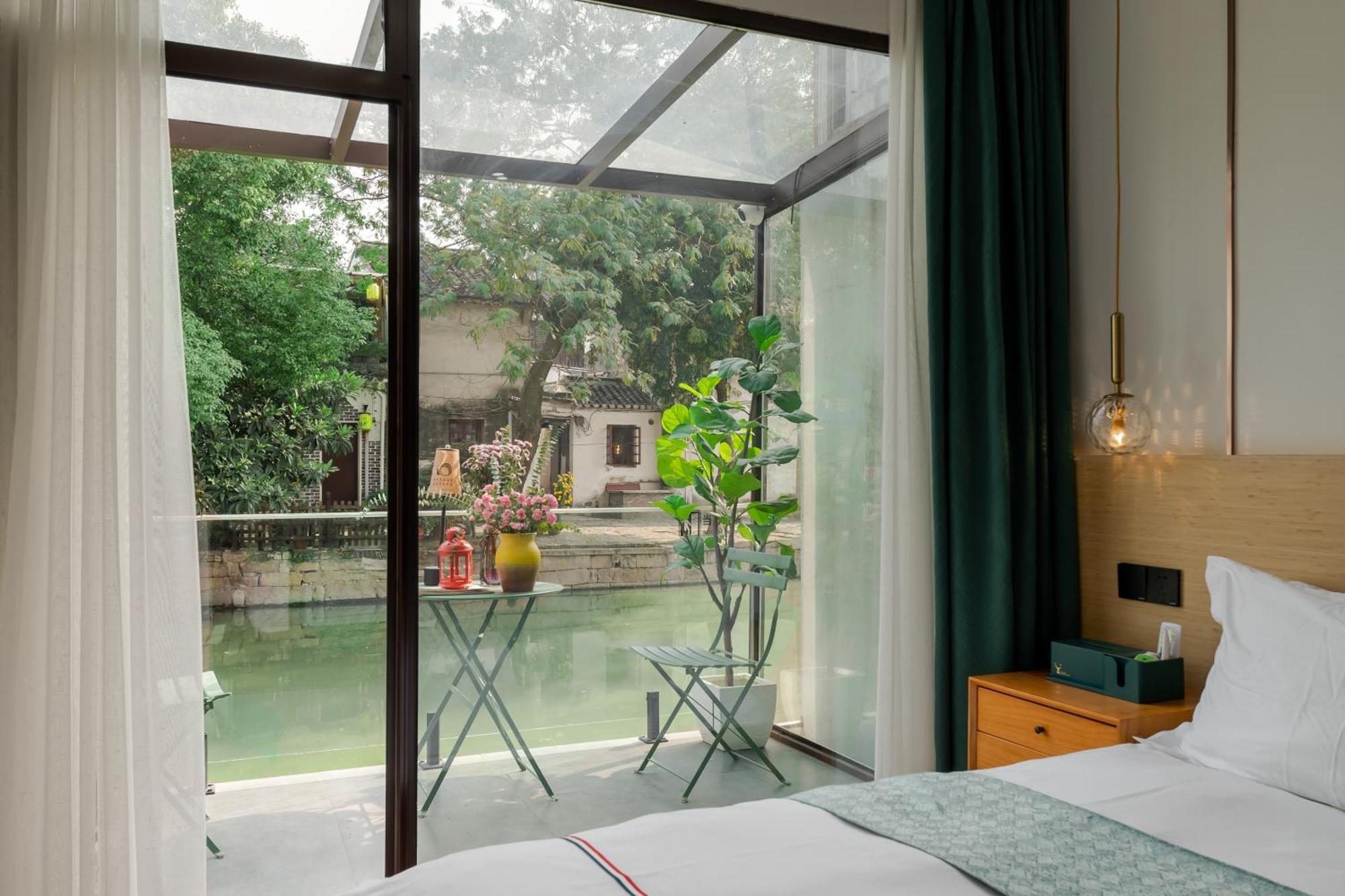 Tongli Slowlife River View Inn Суджоу Екстериор снимка