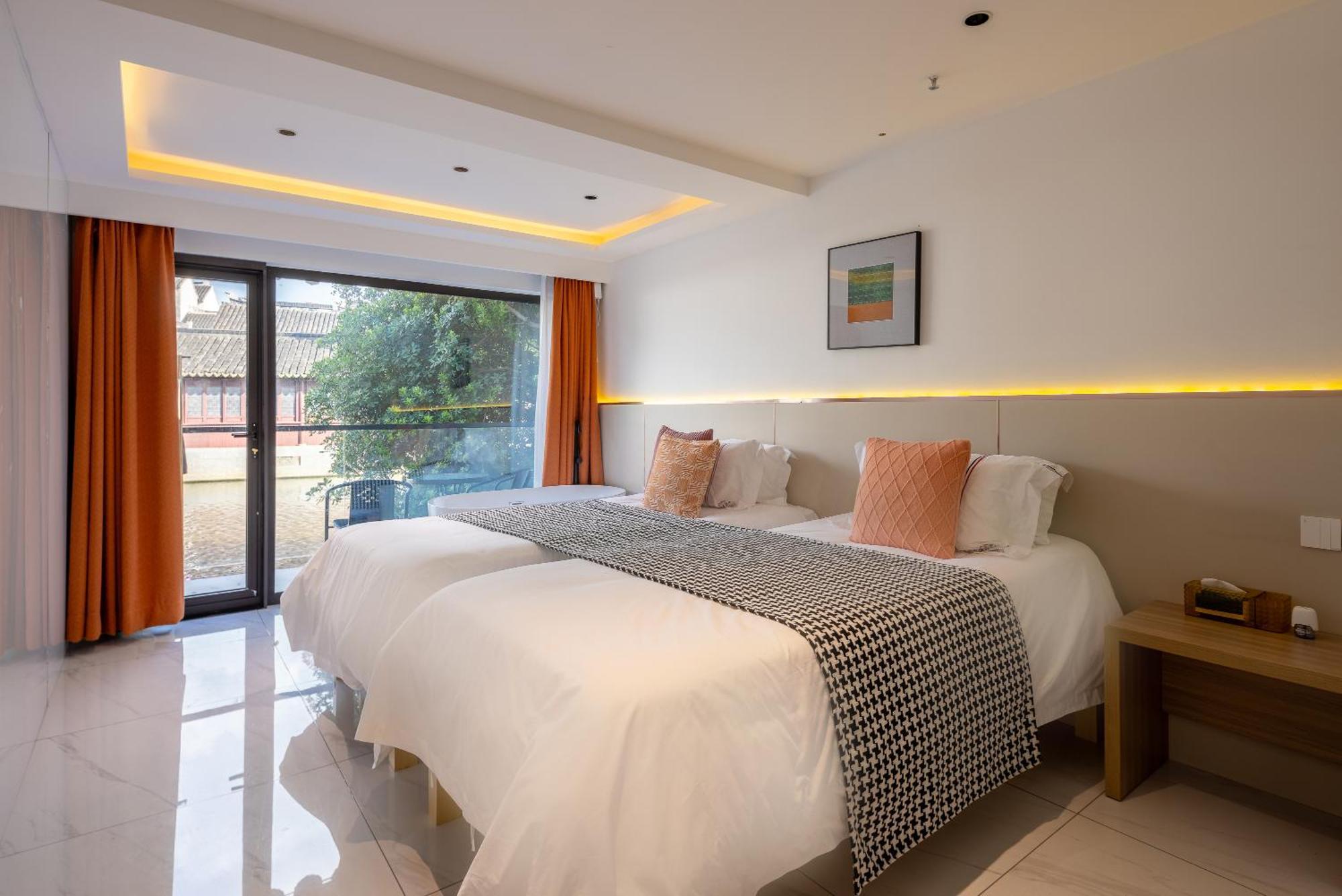 Tongli Slowlife River View Inn Суджоу Екстериор снимка