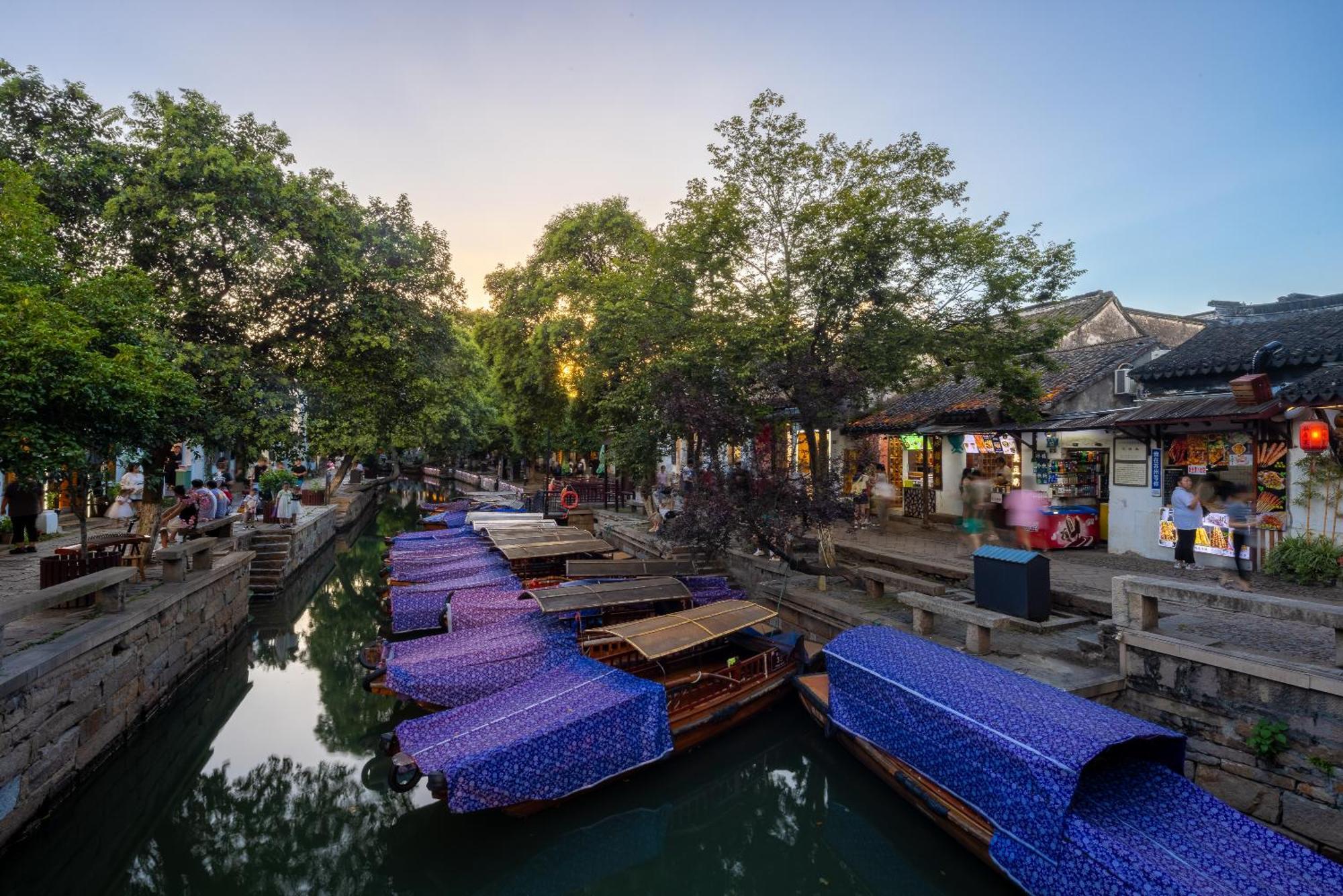 Tongli Slowlife River View Inn Суджоу Екстериор снимка