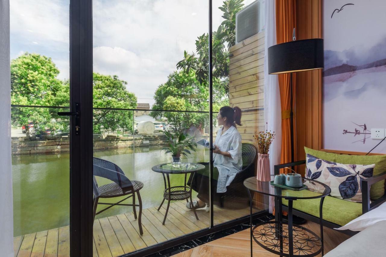 Tongli Slowlife River View Inn Суджоу Екстериор снимка